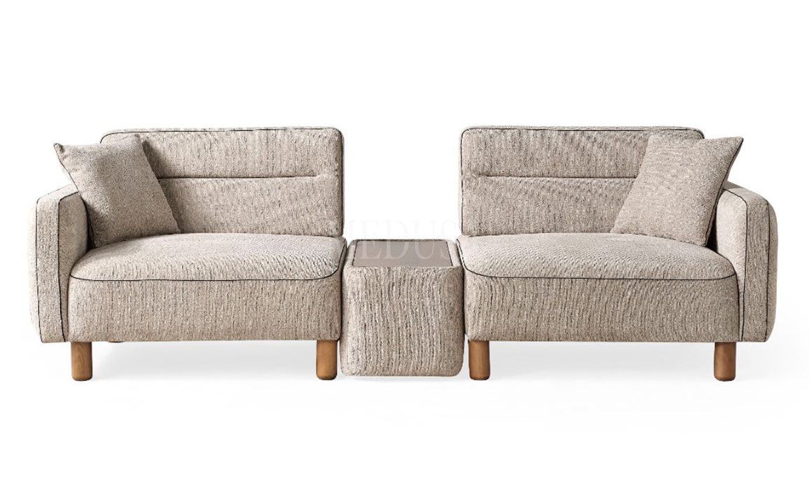 Medusa Home Mobilya - Skylo Sehpalı Üçlü Koltuk