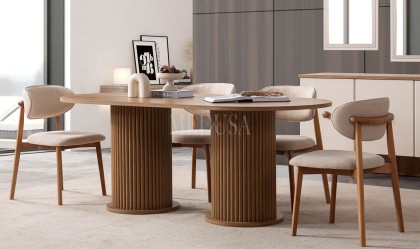 Medusa Home Mobilya - Soft Bohem Sabit Yemek Masası