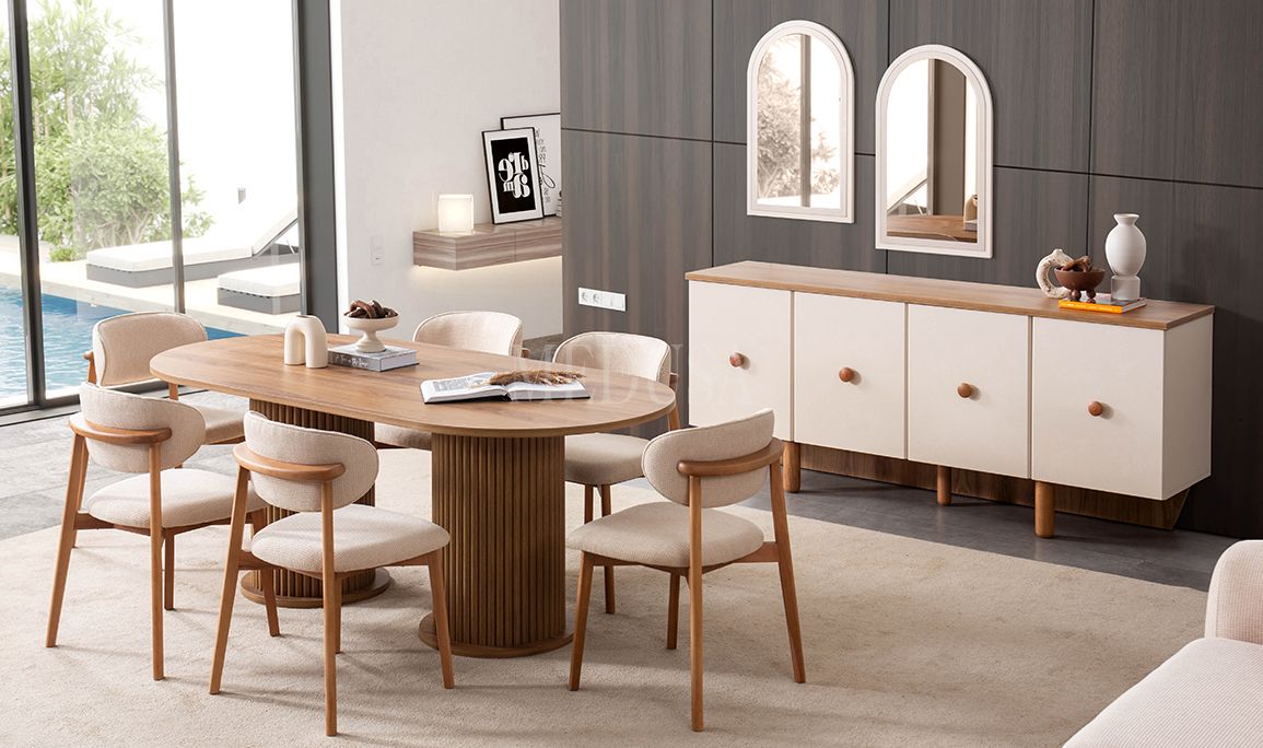 Medusa Home Mobilya - Soft Bohem Yemek Odası