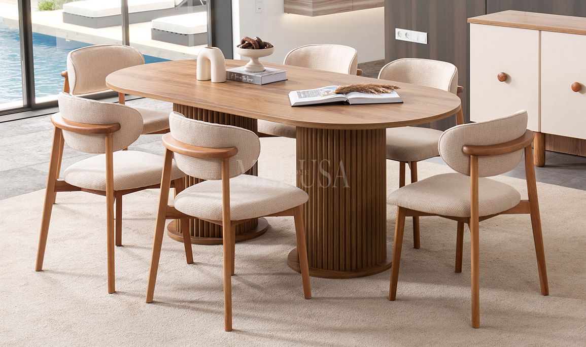 Medusa Home Mobilya - Soft Bohem Yemek Odası