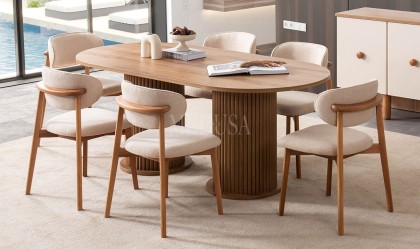 Medusa Home Mobilya - Soft Bohem Yemek Odası