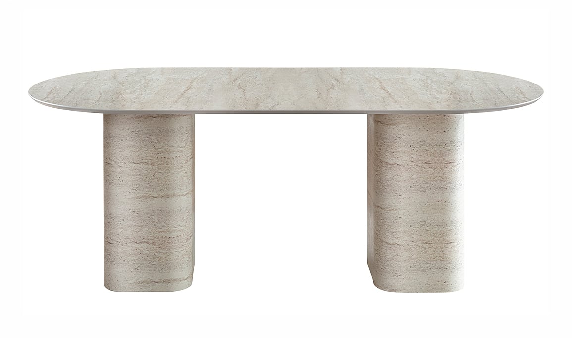 Medusa Home Mobilya - Soft Traverten Mutfak Masası