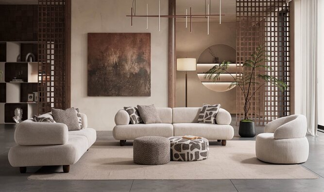 Medusa Home Mobilya - Soho Koltuk Takımı - Modern Koltuk Takımları
