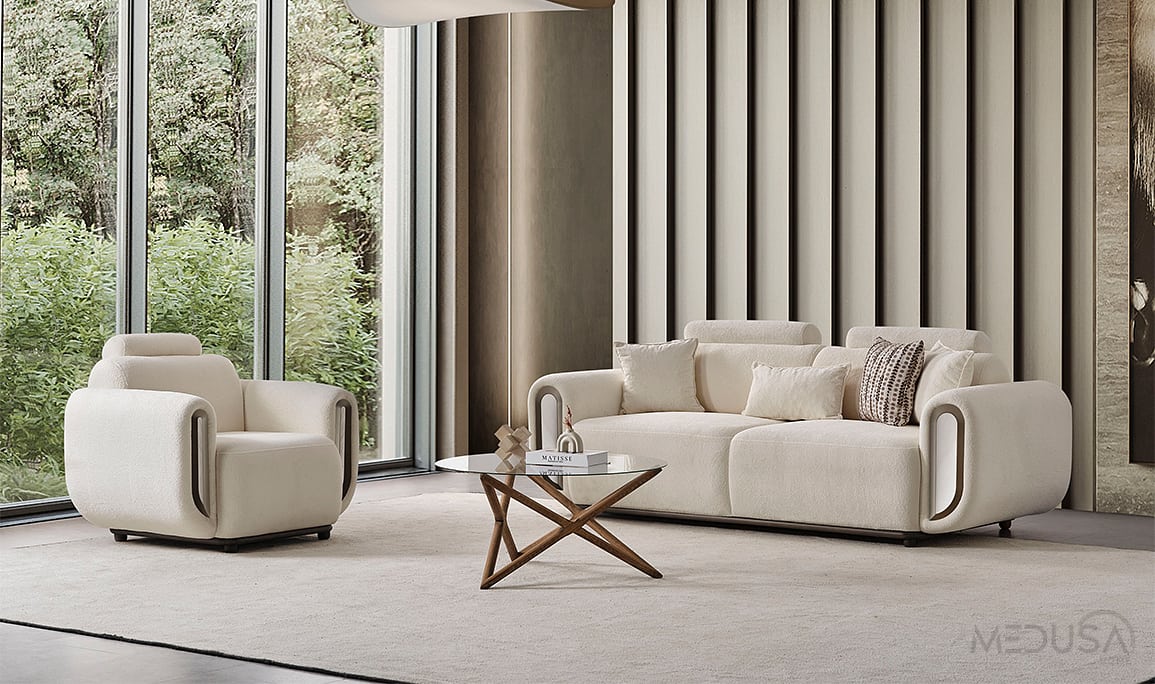 Medusa Home Mobilya - Soho Mermer Koltuk Takımı