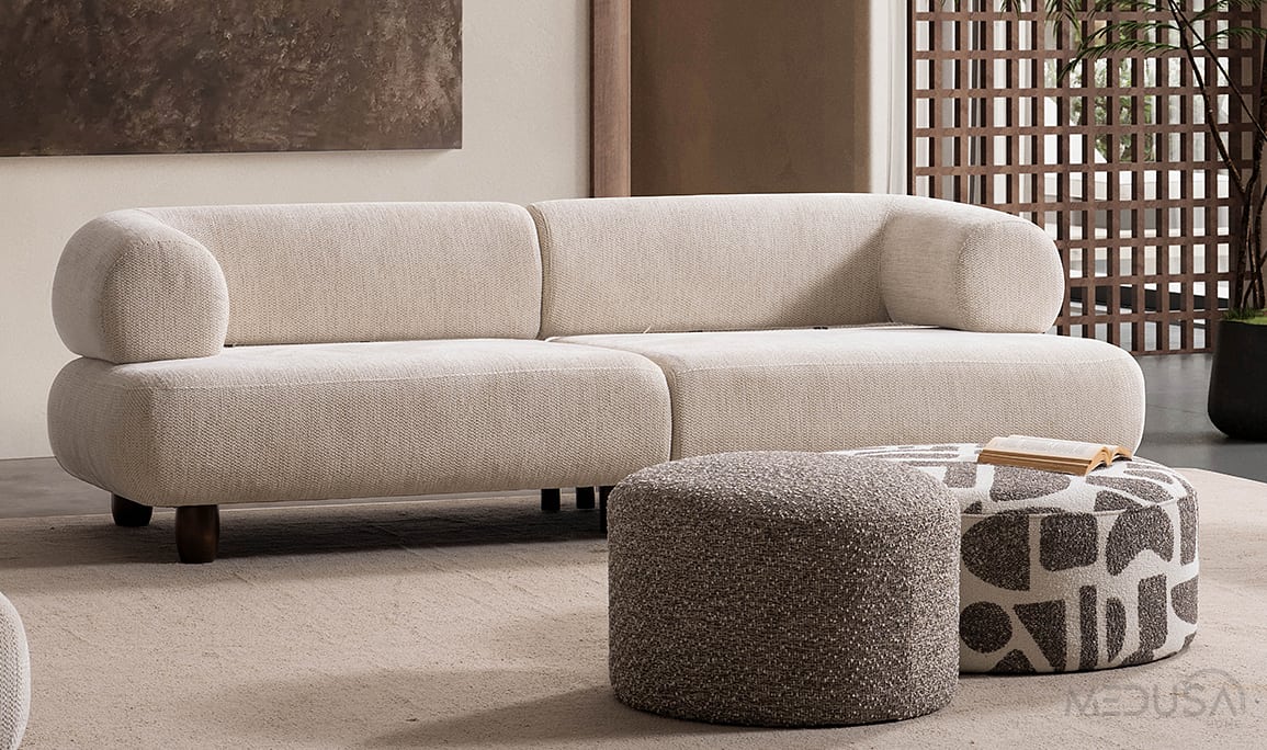 Medusa Home Mobilya - Soho Üçlü Koltuk