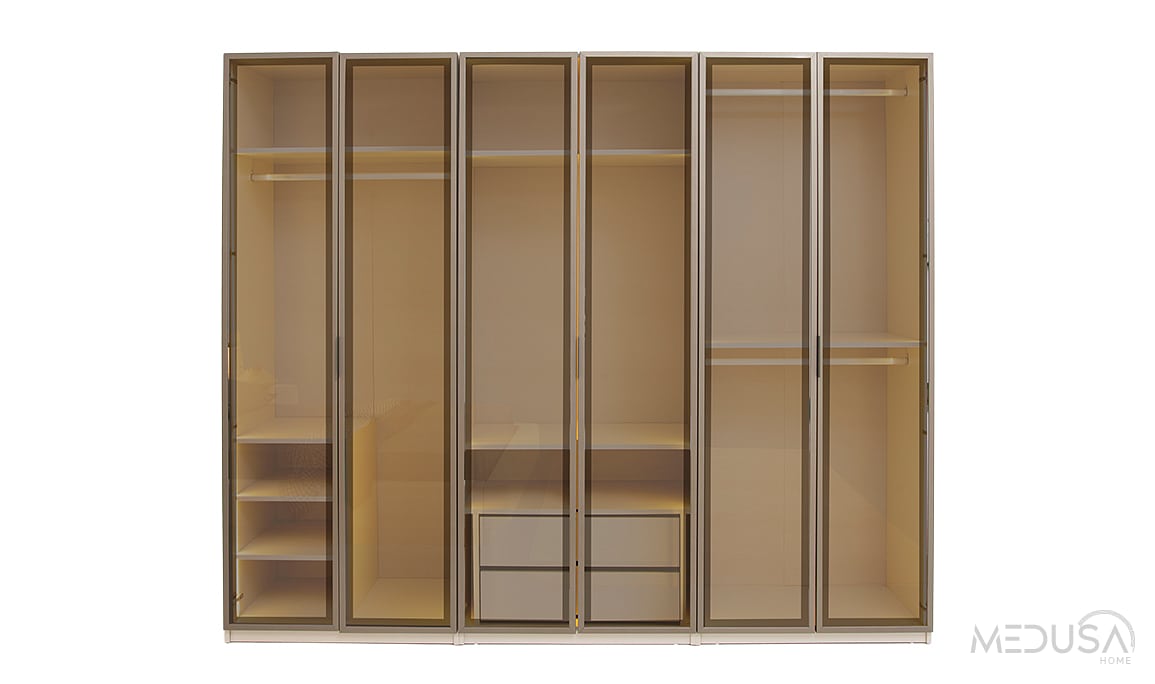 Medusa Home Mobilya - Solea Glass Gardırop