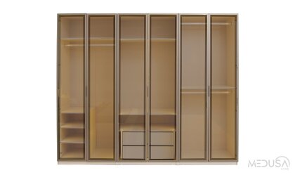 Medusa Home Mobilya - Solea Glass Yatak Odası