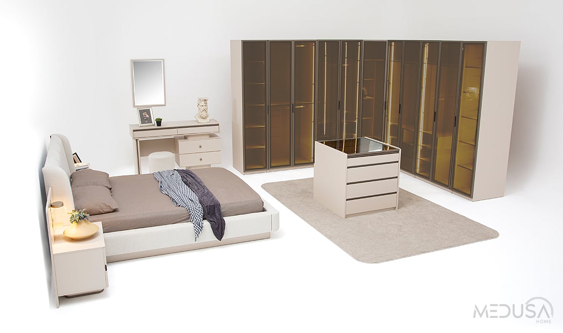 Medusa Home Mobilya - Solea Köşe Yatak Odası