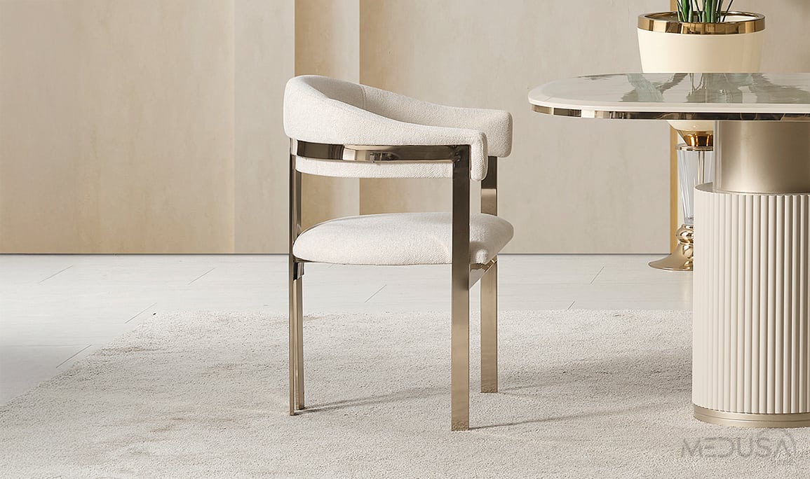 Medusa Home Mobilya - Solen Kollu Sandalye