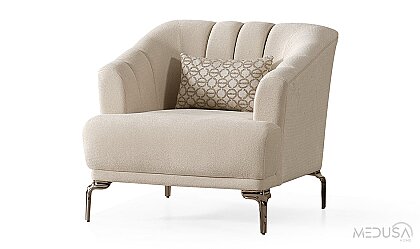 Medusa Home Mobilya - Solen Metal Berjer