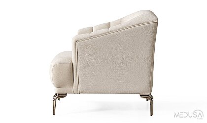 Medusa Home Mobilya - Solen Metal Berjer