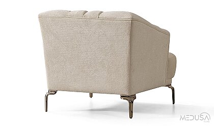 Medusa Home Mobilya - Solen Metal Berjer