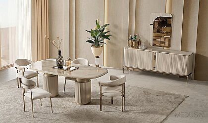 Medusa Home Mobilya - Solen Yemek Odası