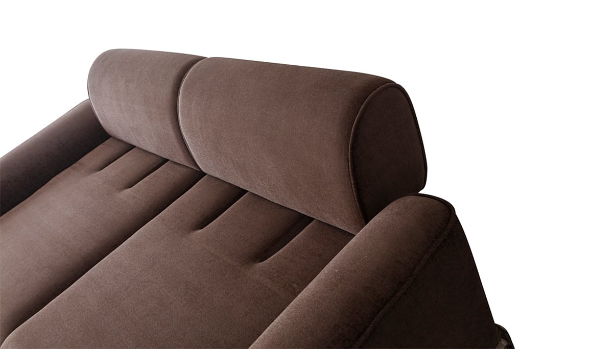 Medusa Home Mobilya - Solena Luxury Kahve Üçlü Koltuk