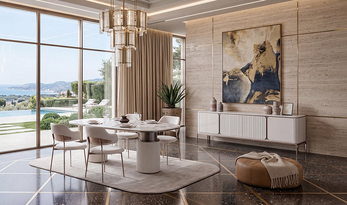 Medusa Home Mobilya - Solena Luxury Yemek Odası