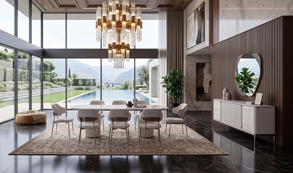 Medusa Home Mobilya - Solena Luxury Yemek Odası