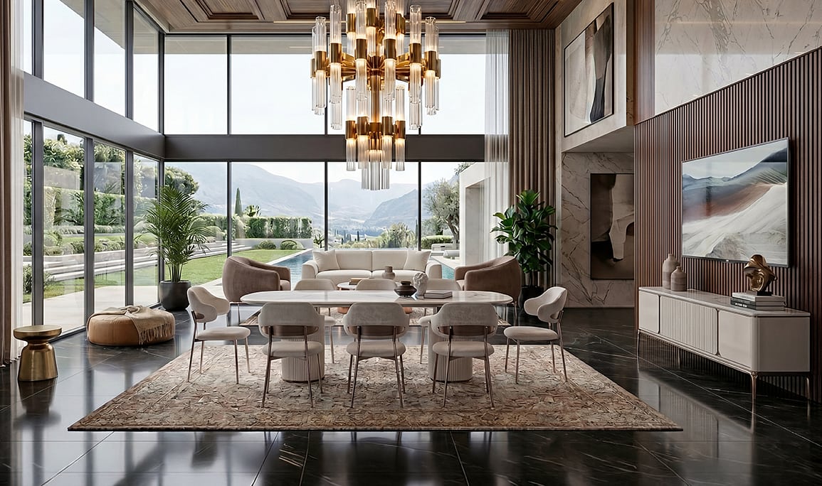 Medusa Home Mobilya - Solena Luxury Yemek Odası