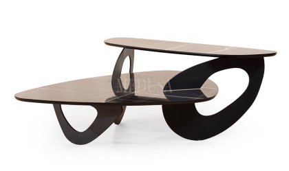 Medusa Home Mobilya - Solid Siyah Orta Sehpa