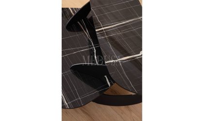 Medusa Home Mobilya - Solid Siyah Orta Sehpa