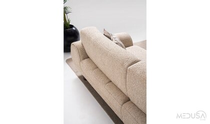 Medusa Home Mobilya - Som Üçlü Koltuk