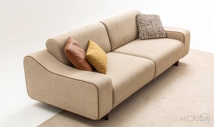 Medusa Home Mobilya - Soprano Üçlü Koltuk