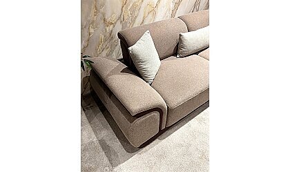 Medusa Home Mobilya - Sora Luxury Kahve Üçlü Koltuk