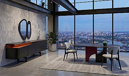 Medusa Home Mobilya - Sora Luxury Yemek Odası