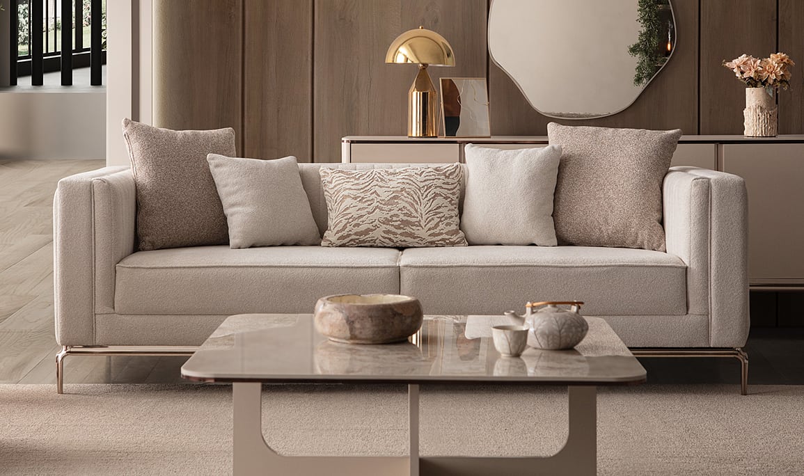 Medusa Home Mobilya - Sorella Luxury Üçlü Koltuk