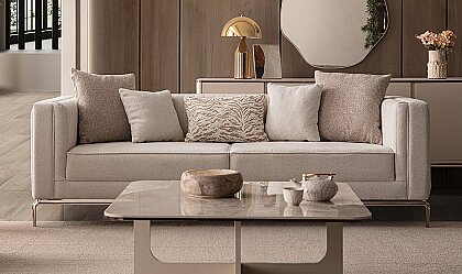 Medusa Home Mobilya - Sorella Luxury Üçlü Koltuk
