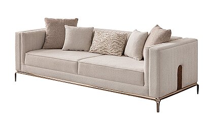 Medusa Home Mobilya - Sorella Luxury Üçlü Koltuk