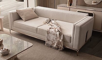 Medusa Home Mobilya - Sorella Luxury Üçlü Koltuk