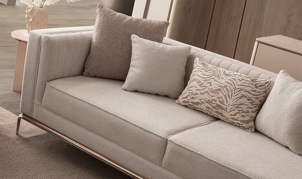 Medusa Home Mobilya - Sorella Luxury Üçlü Koltuk