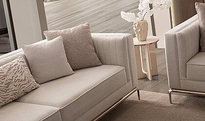 Medusa Home Mobilya - Sorella Luxury Üçlü Koltuk
