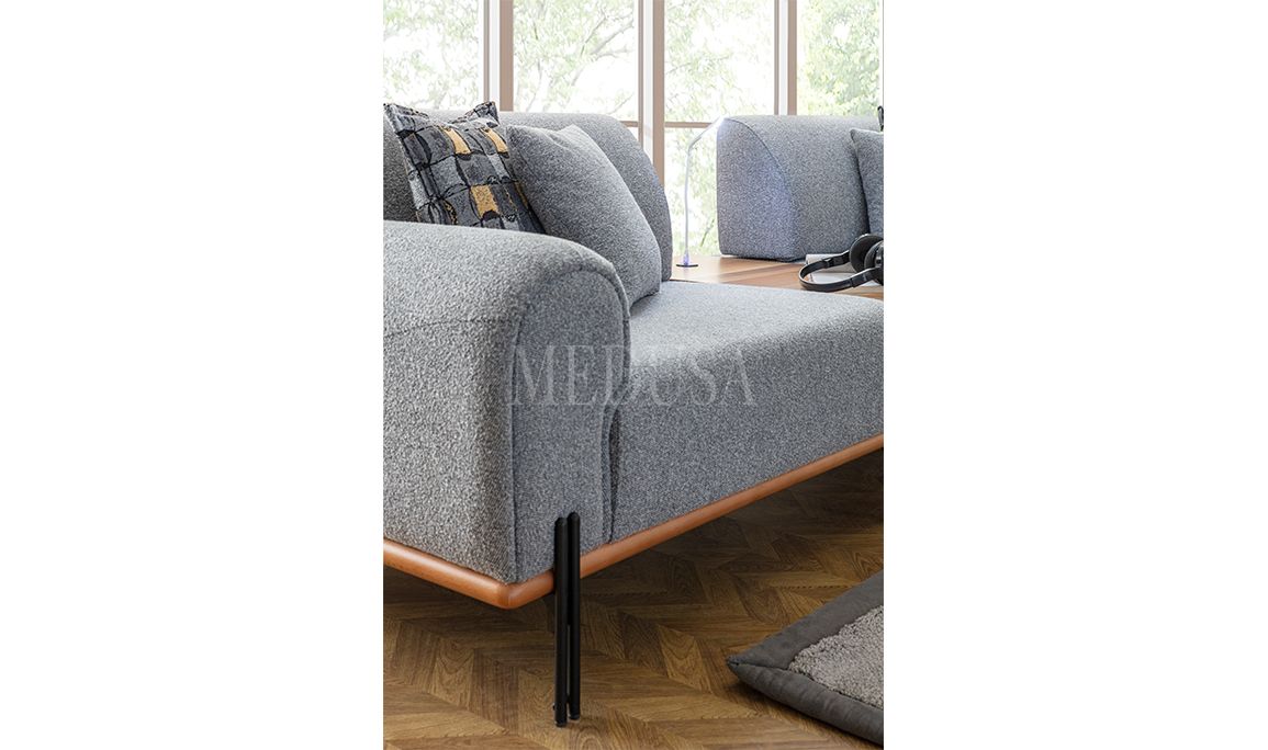 Medusa Home Mobilya - Soren Üçlü Koltuk (Sehpalı)