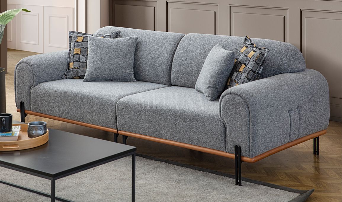 Medusa Home Mobilya - Soren Üçlü Koltuk (Sehpalı)