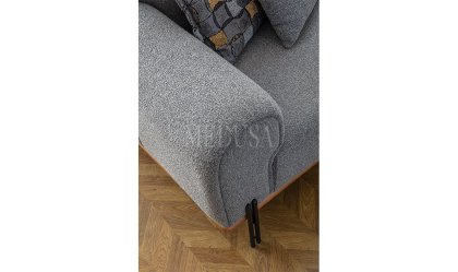 Medusa Home Mobilya - Soren Üçlü Koltuk (Sehpalı)