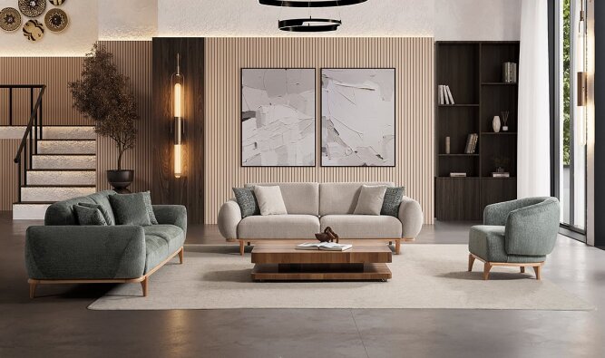 Medusa Home Mobilya - Sorya Koltuk Takımı - Modern Koltuk Takımları