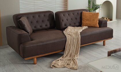 Medusa Home Mobilya - Sova Üçlü Koltuk