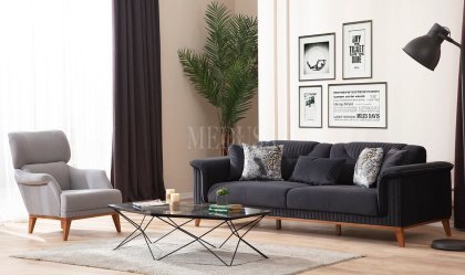 Medusa Home Mobilya - Spring Üçlü Koltuk 01