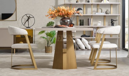 Medusa Home Mobilya - Starlet Aytaşı Yemek Masası