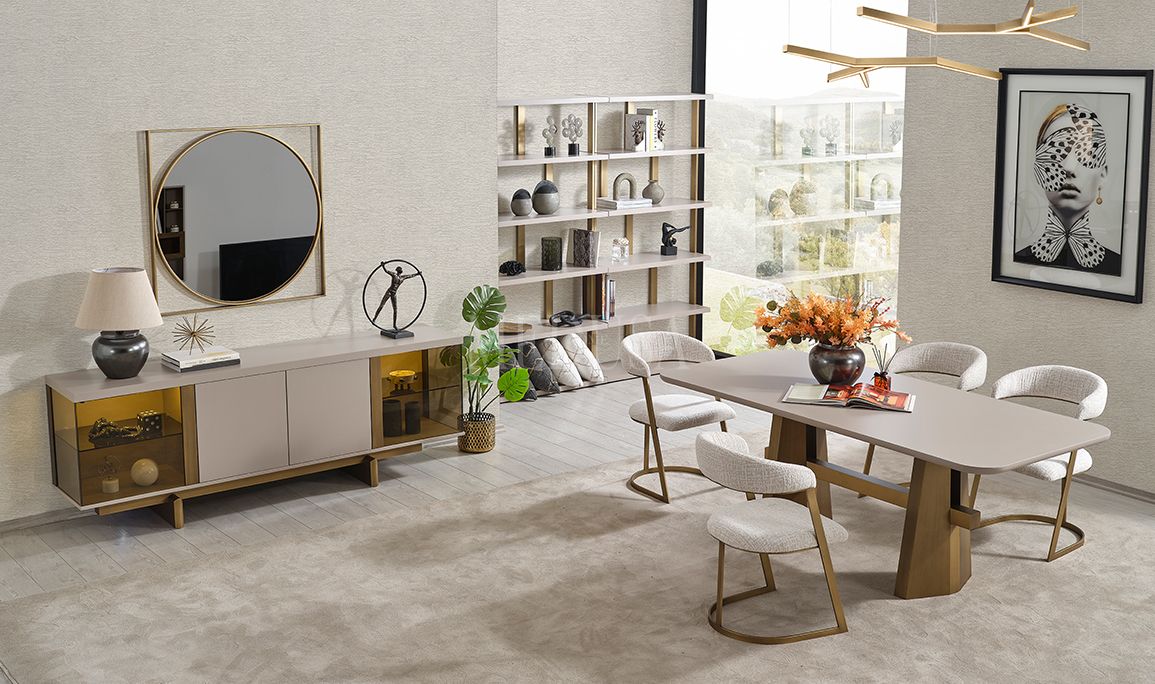 Medusa Home Mobilya - Starlet Aytaşı Yemek Odası