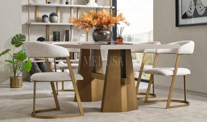Medusa Home Mobilya - Starlet Aytaşı Yemek Odası