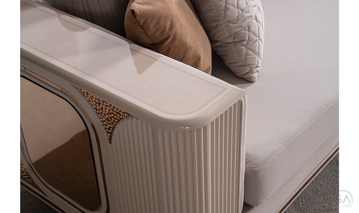 Medusa Home Mobilya - Stella Luxury Üçlü Koltuk