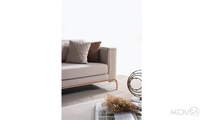 Medusa Home Mobilya - Stella Luxury Üçlü Koltuk