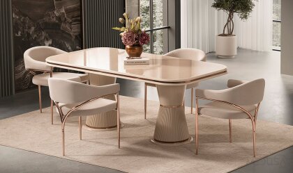 Medusa Home Mobilya - Stella Luxury Yemek Masası