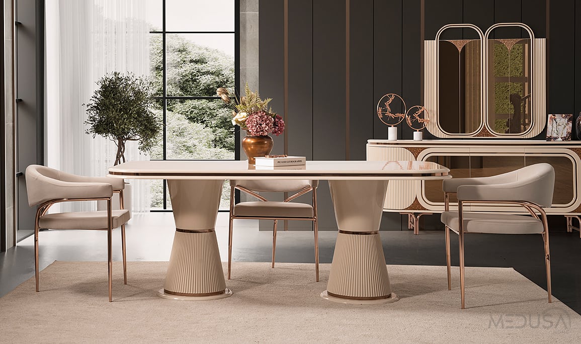 Medusa Home Mobilya - Stella Luxury Yemek Odası
