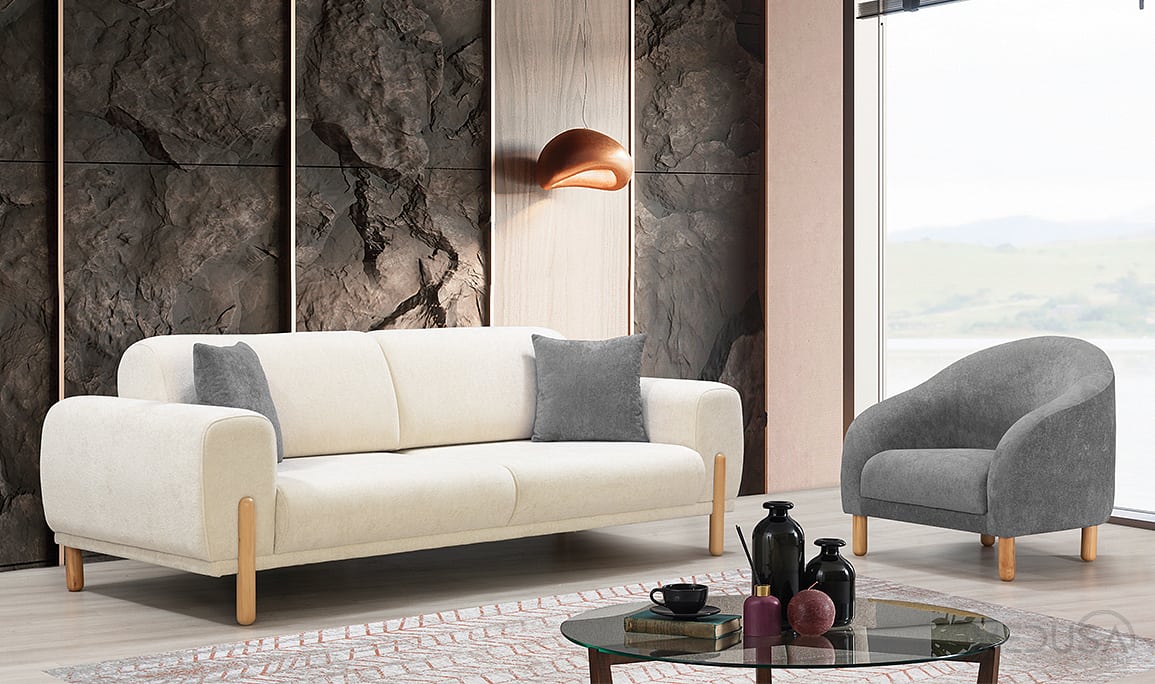 Medusa Home Mobilya - Stella Üçlü Koltuk