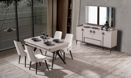 Medusa Home Mobilya - Stellar Yemek Odası - Modern Yemek Odaları Medusa Home Mobilya - Stellar Yemek Odası - Modern Yemek Odaları