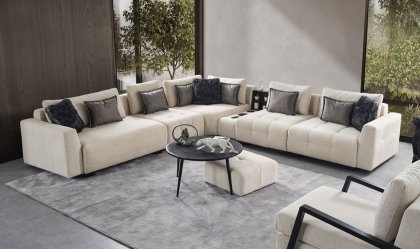 Medusa Home - Stevan Beyaz Köşe Takımı Medusa Home - Stevan Beyaz Köşe Takımı