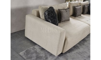 Medusa Home Mobilya - Stevan Beyaz Köşe Takımı